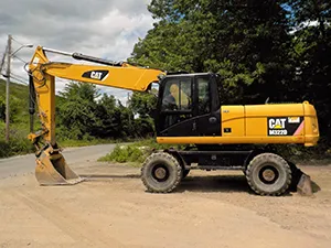 wheeled excavator